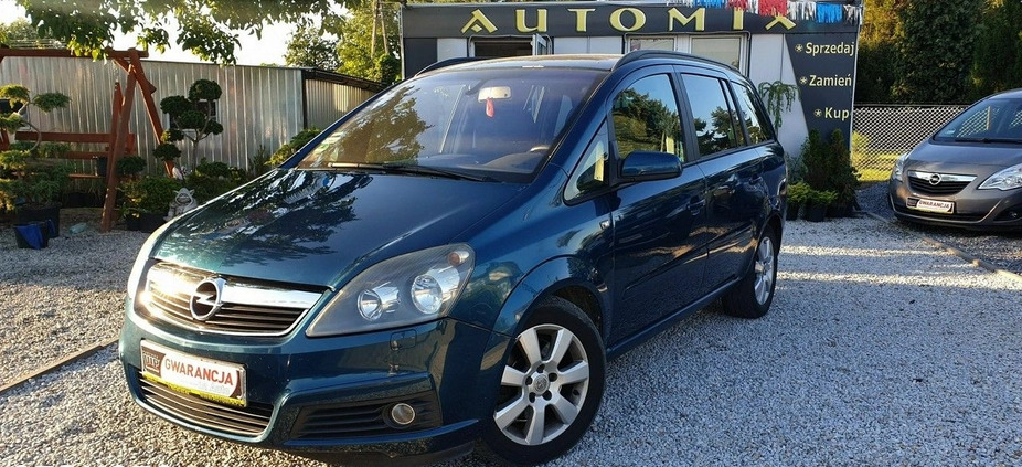 Opel Zafira cena 13800 przebieg: 276000, rok produkcji 2006 z Piaski małe 211